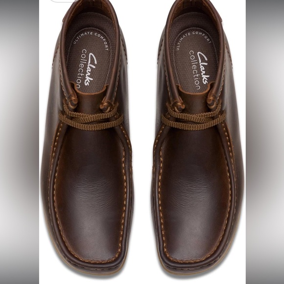 Clarks Other - Clarks Men's Dark Brown Ankle Boot Leather Size 11